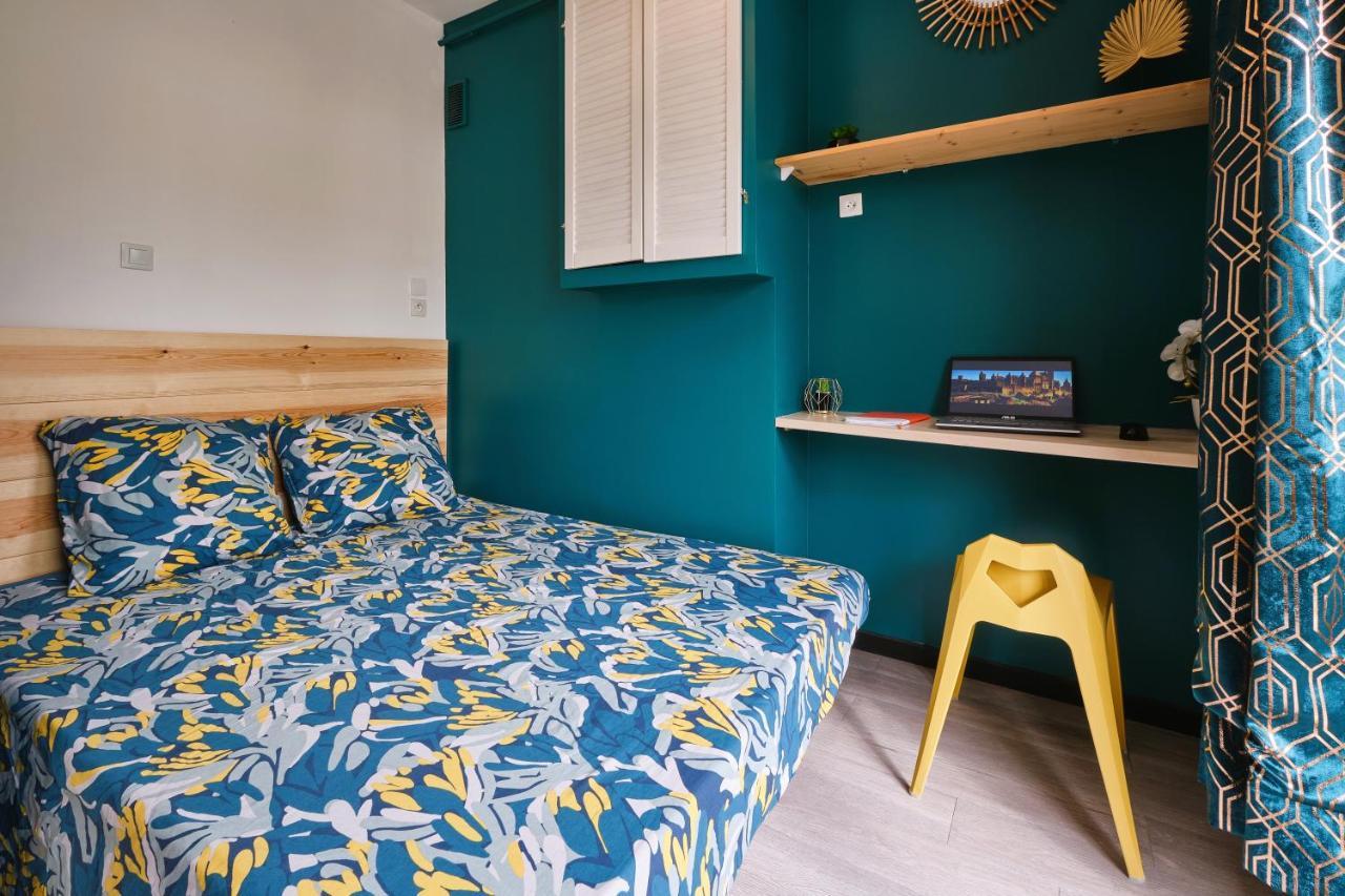 Tout Confort ! Climatisation, Centre-Ville, Parking, Terrasse, Wifi, Netflix Carcassone Exterior photo